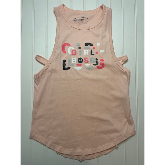 Under Armour GIRL BOSS Activewear Tank Top - Size Girl's Medium 8 - Picture 1 of 5